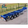 Buy cheap Steel Semi-Trailer 2 Axles Designed for Heavy-Duty Container Transportation from wholesalers