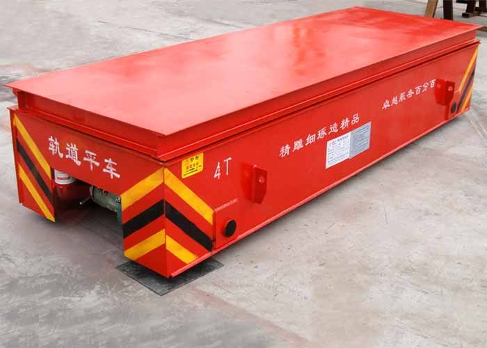 Cable drum hydraulic lifting device electric steel rail material transfer wagon