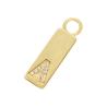 Buy cheap DIY 18K Gold Pendant Jewelry Initial Letter Zircon Charm Pendants from wholesalers