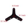Buy cheap Black Replacement Furniture Parts 4.5 Inch Adjustable Metal Table Legs from wholesalers