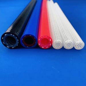 China FDA Oxygen Generator Braided Silicone Tubing Reinforced Fiber Braided Hose on sale