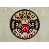 Buy cheap Casino Wall Decor Antique Wooden Wall Signs Decorative Wall Plaques Pub Sign product