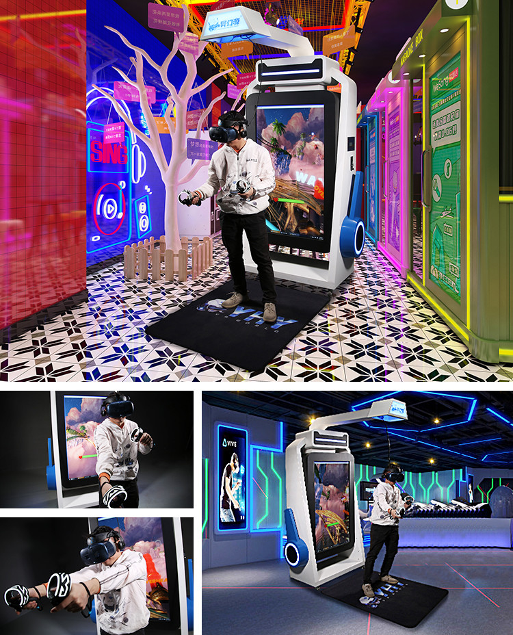 Interactive Virtual Reality Theme Park 50HZ Space Walking Simulator