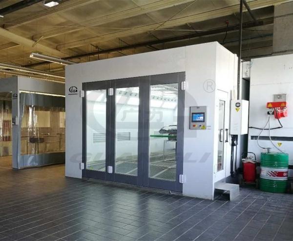 Buy cheap white Automotive Car Spray Booth Versatile Modular Paint Booth 50um coating from wholesalers