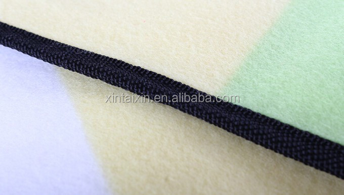 Manufacturer stripe padded beach mat foldable picnic mat flannel sleeping mat