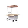 Buy cheap 255mm Front Wheel 1000W Vending 300KG Coffee Bike Cart from wholesalers