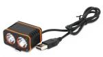 Buy cheap Long Pressing USB Rechargeable Bike Headlight , High Lumen Mountain Bike from wholesalers
