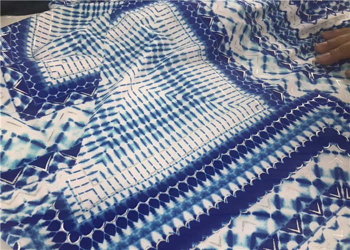 Polyester Spandex Recycled Swimwear Knit Fabric UV Protection 260gsm