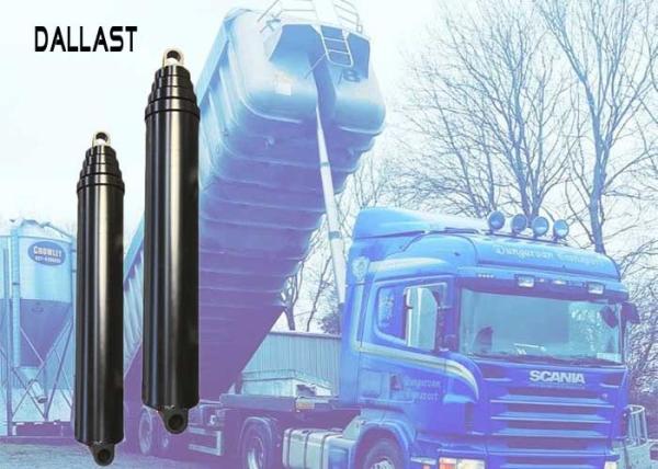 Single Acting Hydraulic Lift Ram Long Stroke Telescopicing For Tipper Front
