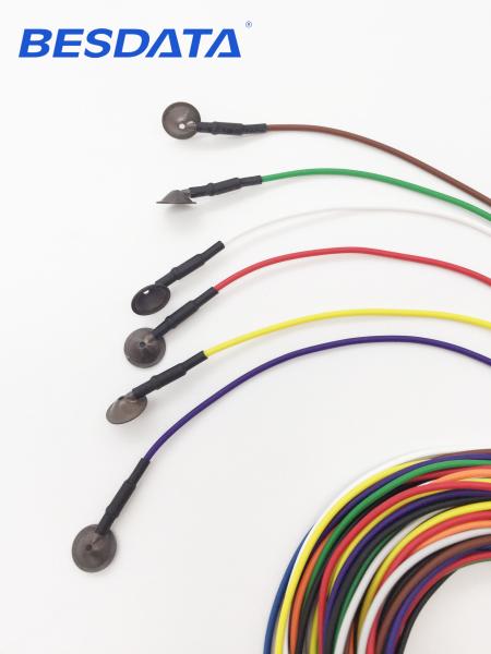 Buy cheap EEG Cable Sintered Silver Silver Chloride Electrodes DIN 1.5 Plug from wholesalers