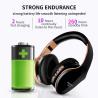 Buy cheap 400mAH USB Wireless Bluetooth Headset , Foldable Stereo Headphone Earphones MP3 With Mic from wholesalers
