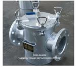 Basket Seawater Strainers For Main Seawater Pump Inlet Model AS125 CBM1061 Body