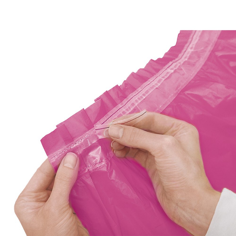 Plain Style Disposable Plastic Table Skirts , Trade Show Table Skirt