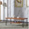 Buy cheap Wooden 17.32 Inch Spider Foot Coffee Table With Hanging Partitions from wholesalers