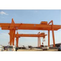 Buy cheap High Power Double Girder Rail Mounted Gantry Crane 15 Ton CE / ISO Certificated product
