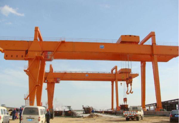 Buy cheap High Power Double Girder Rail Mounted Gantry Crane 15 Ton CE / ISO Certificated from wholesalers