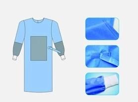 Buy cheap Air Permeable Disposable Safety Clothing , Disposable Theatre Gowns CE & ISO from wholesalers