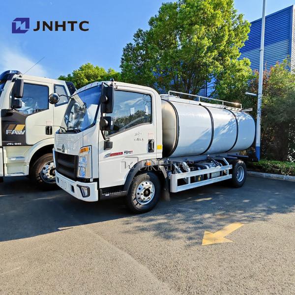 Buy cheap Sinotruk Howo 4x2 Light Fuel Oil Truck Tanker 4200 Liters Diesel Oil Fuel Tank Trucks from wholesalers