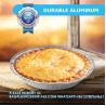 Buy cheap 9” Aluminum Foil Pie Pans | Round Disposable Containers Angled Walls Tart Baking, Storing, Serving & Reheating from wholesalers