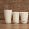 Buy cheap 160gsm-400gsm Double Wall Recyclable Paper Cups 12oz Disposable Coffee Cups With Lids from wholesalers