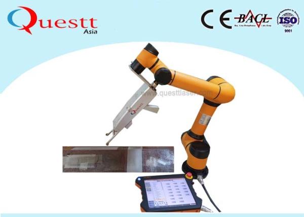 Buy cheap 6 Axis Robotic Arm 1064nm 500W Fiber Laser Cleaning Machine from wholesalers