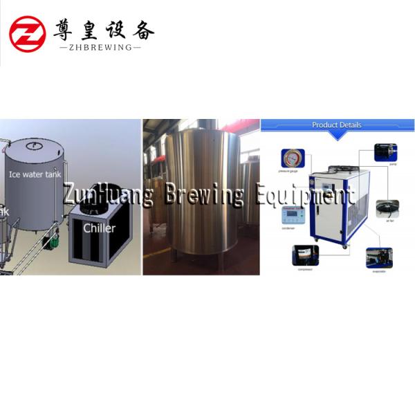 Buy cheap High Efficiency Brewery Chilling System , Beer Fermenter / Wort Cooling Glycol Water Cooling System from wholesalers