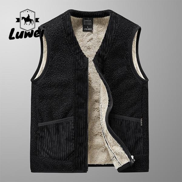 Buy cheap Windproof Casual Cropped Bubble Vest Plus Size Zip Up V Neck Knitted from wholesalers
