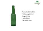 Buy cheap 330ml Emerald green Glass beer bottle from wholesalers