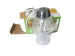 Wholesale 200ml Transparent Glass Syrup Honey Dispenser honey jar