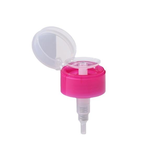 Plastic PET Material Colorful 28/410 33/410 0.5cc Dosage Flip Top Nail Polish