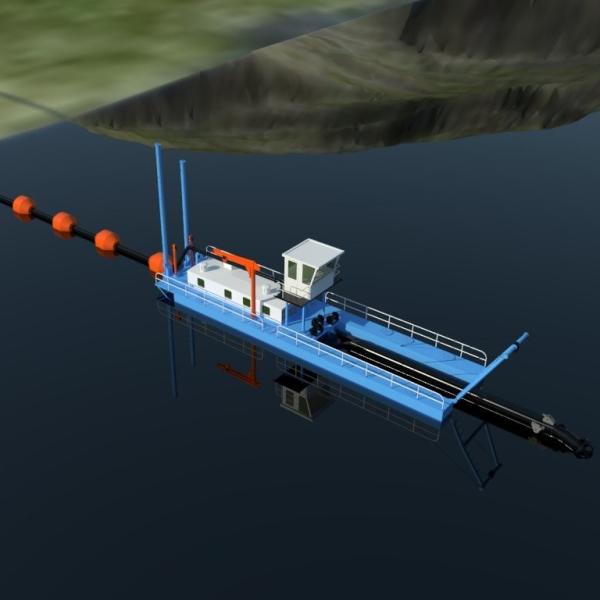 Buy cheap 600Kw 6 Inch Gold Dredge 10m Depth 20m Length River Dredging from wholesalers
