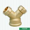 Buy cheap Customized Brass Garden Fittings Two Ways Tube Shut Off Valve Hose Connector For Hose Pipe from wholesalers