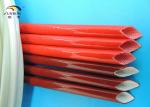 OEM Insulation Silicone Fiberglass Sleeving / Silicon Fiber-glasss Sleeves with