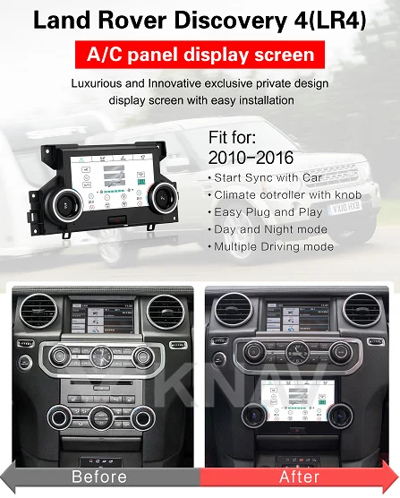 AC Panel Climate Control LCD Screen Air Conditioning Touching Screen For Land Rover L319 Discovery 4 LR4 2010-2016
