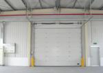 Fire Station Industrial Commercial Sectional Overhead Doors Noise Reducing White