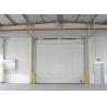 Buy cheap Fire Station Industrial Commercial Sectional Overhead Doors Noise Reducing White Colour Automatic Formed from wholesalers
