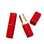 Red Empty Lipstick Tube Square Tube Phnom Penh telescopic rotating Lipstick Tube