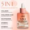Buy cheap 5 In 1 Skin Care Serum Dark Spot Whitening Serum Vitamin C Facial Serum from wholesalers