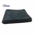 16"X16" Car Cleaning Rags Black LOGO Printed Edges Quick Dry 800gsm Auto