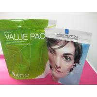 Buy cheap PET / AL / PE, OPP / AL / PE Cosmetic Packaging Bag For Makeup Fluid, Wet Towel product