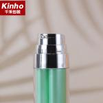 Round 50ml Airless Bottle Double Chamber 30ml Makeup Pump Double Wall Two Sided