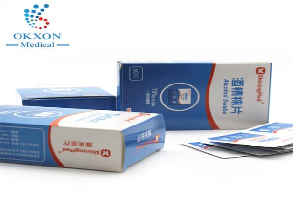 Buy cheap Cleaning Camera Lens 75% Sterile Alcohol Prep Pads For External Use Only from wholesalers