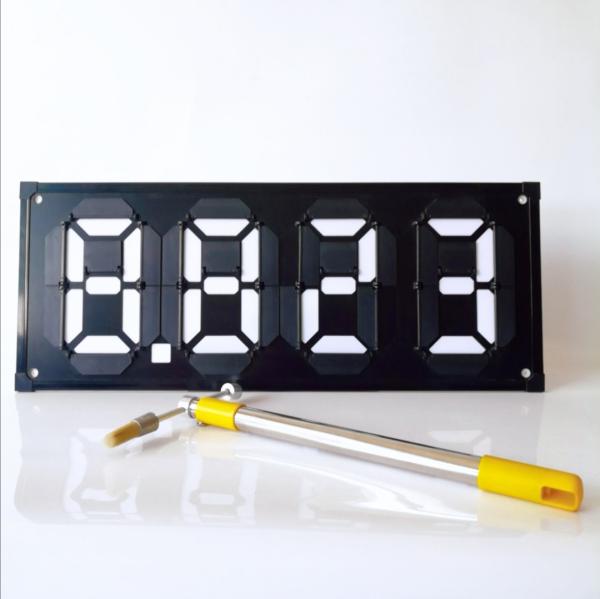 Buy cheap Translucent Type 88.88 Gas Station Digital Price Signs Magnetic Flip Petrol Price Board from wholesalers
