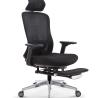 Buy cheap 65*50*60cm Rotary Lifting Pulley Boss Office Chair Black Cold Molded Foam SGS from wholesalers