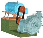 Buy cheap Hydraulic 1480r/Min 55kw Centrifugal Slurry Pump 100ZBQ-315 from wholesalers