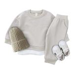 Children'S Outfit Sets Infants Cotton Crew Neck Sweater Kids Suits