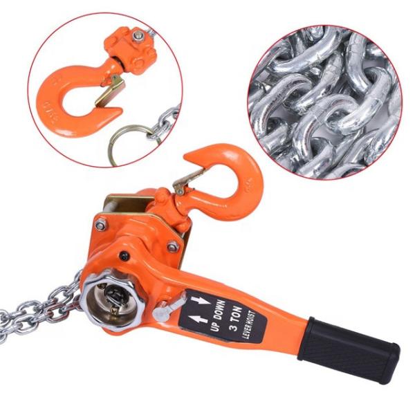 Buy cheap Steel Lifting Forged Hook 2 Ton G80 Chain Pulley Hoist from wholesalers