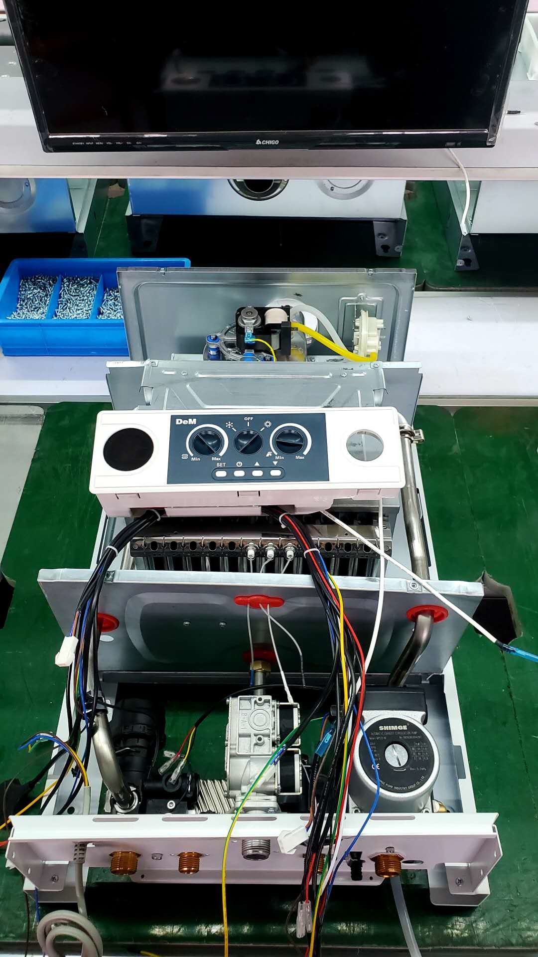 Electronic Pulse Ignited Mini Gas Boiler 20KW Double Circuit