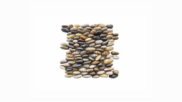 Buy cheap Glazed River Rock Pebble Tile Each One Carefully Selected Hand Sorted from wholesalers