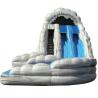 Buy cheap Dual Lane Curved Kids Inflatable Water Slide With Landing Enviroment - Friendly from wholesalers